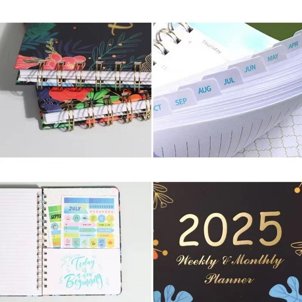 A5 Student Class Notebook 140 Pages 180° Lay-Flat Notebook 2025 Planner Notebooks  Stationery