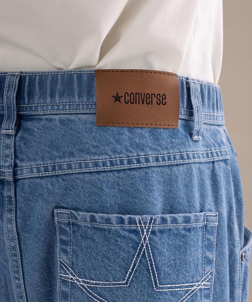 Keonbeoseu Denim Baggy Pants Blue Denim Uck065-Uha