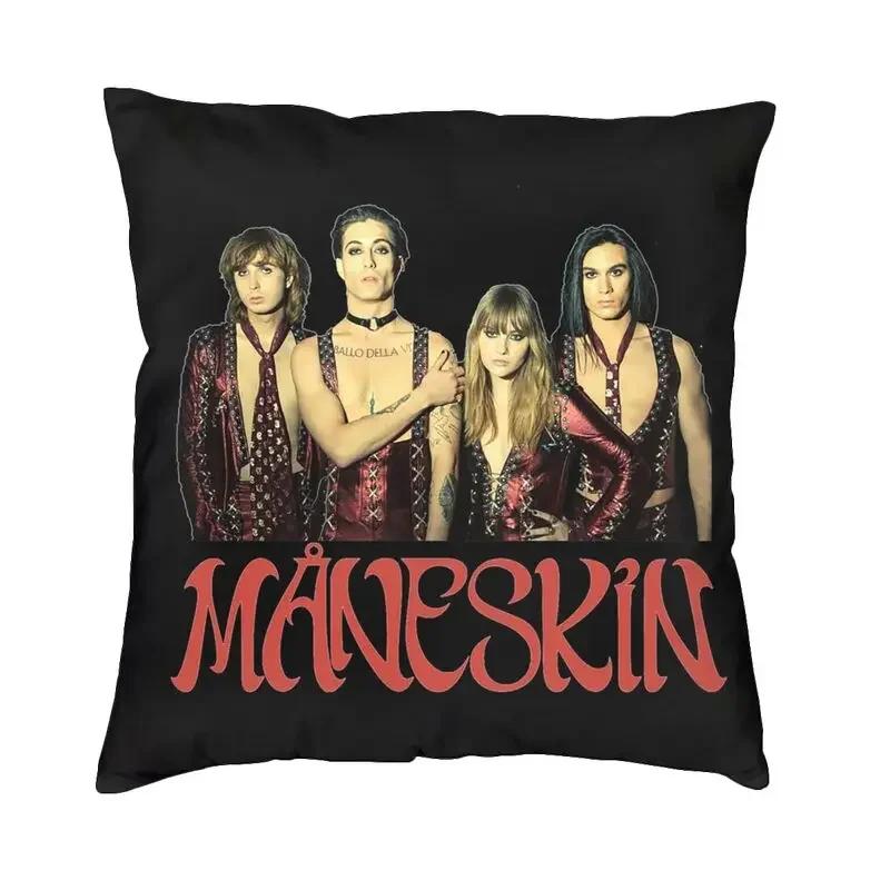 Damiano David Maneskin Luxuriöser Kissenbezug Schlafzimmerdekoration Pop Kissen für Sofa Büro Outdoor Kissen