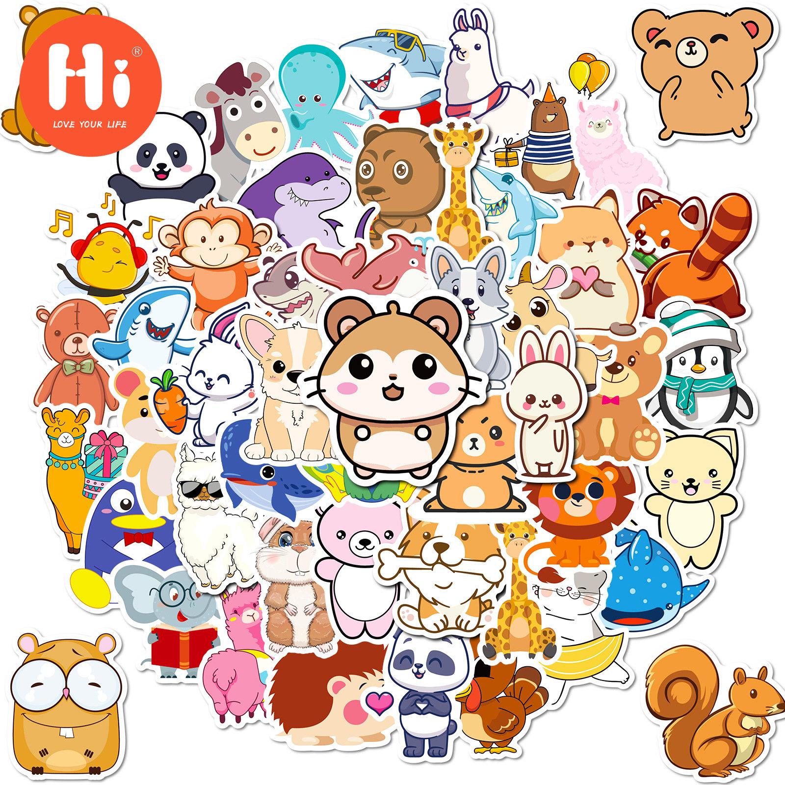 

50 шт. новые наклейки, милые наклейки для ноутбука, наклейки для мобильных телефонов