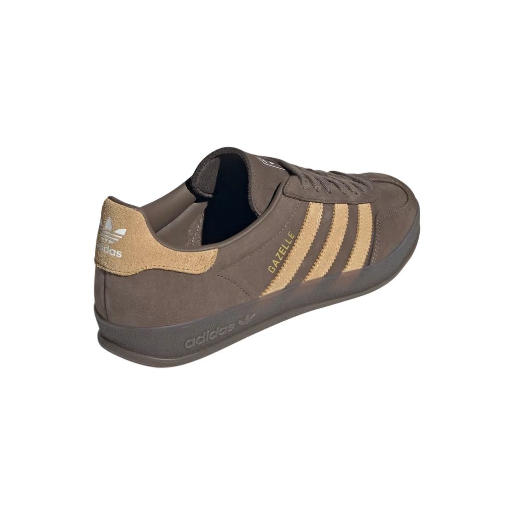 adidas Tênis Originais Gazelle Indoor Classic Confortáveis Unissex Marrom JQ8386