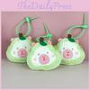 Capybara Shaped Avocado Cartoon Plush Wallet Backpack Pendant Coin Bag Storage