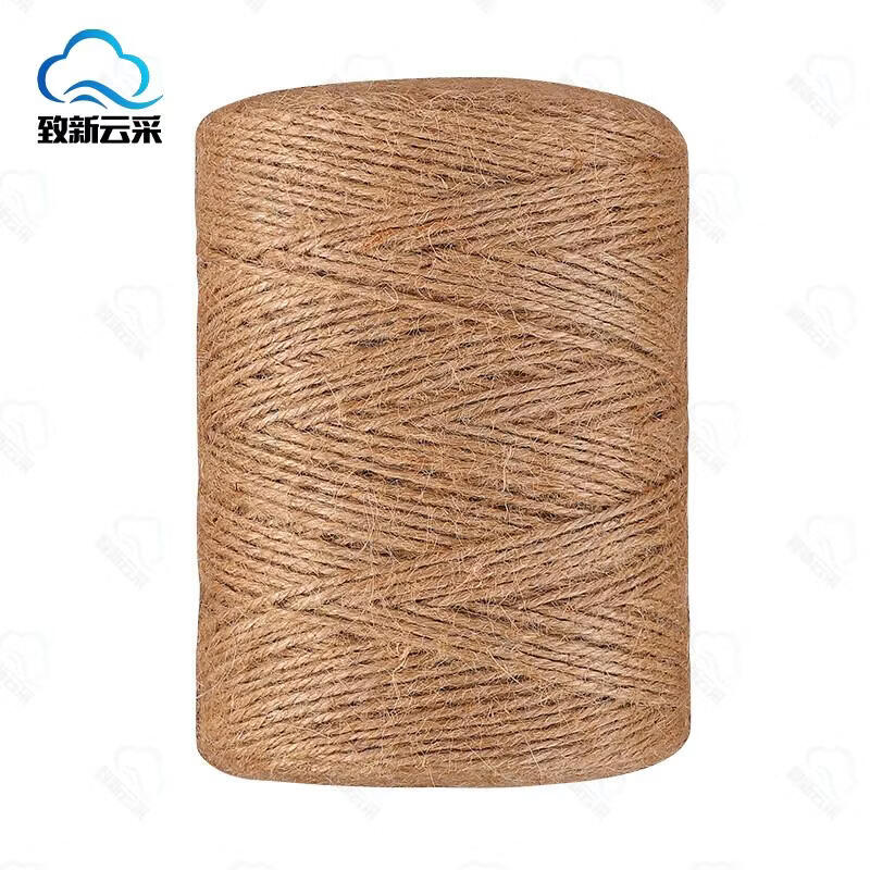 Flax-Colored Decorative Hemp Rope for DIY Crafts