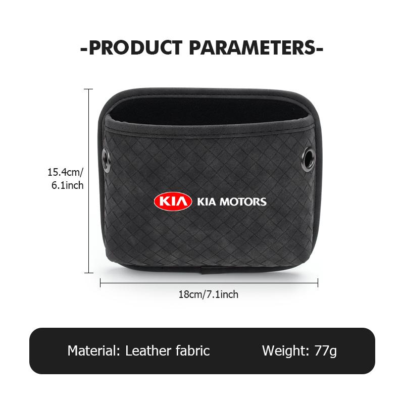 Car Door Storage Boxes Drink Card Key Sunglasses Holder Storage Bags Accessories For KIA Stinger Optima Cerato Soul Venga Forte