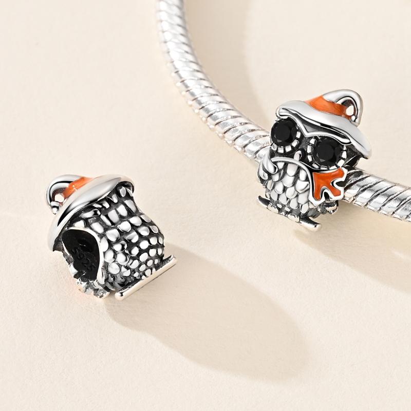 Copper Squirrel Maple Leaf Windmill Autumn Series Pendant Charm Charm Bead Set Charm Ideal For Original Diy Bracelet Women Jewelry