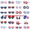 American Flag Peace Sign Glasses - Cross-Border Party & World Cup Decoration for Independence Day