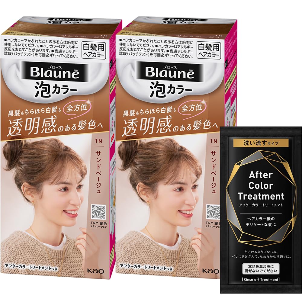 

Blaune Пена-краска 1N Песочно-бежевый x 2 Пробник кондиционера [Квазилекарственное средство] +