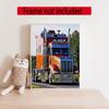 Kenworth 5D Round Diamond Painting Kit Diamond Embroidery Painting Rhinestones Mosaic Frameless Handwork Decoration Arts