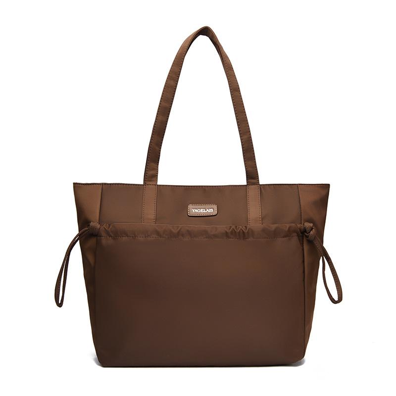 

Simple and Large-capacity Single-shoulder Crossbody Bag, Handbag, Document Bag and Storage Bag кофейный