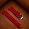 Wildleder Echts Leder Uhrenarmband 16mm 18mm 20mm 22mm für Seiko Schnellwechsel Vintage Handgemachtes Band Hohe Qualität Uhrenarmband