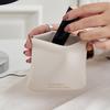 Portable Mini PU Makeup Bag with Automatic Closure for AirPods, Lipstick, and Miscellaneous Items