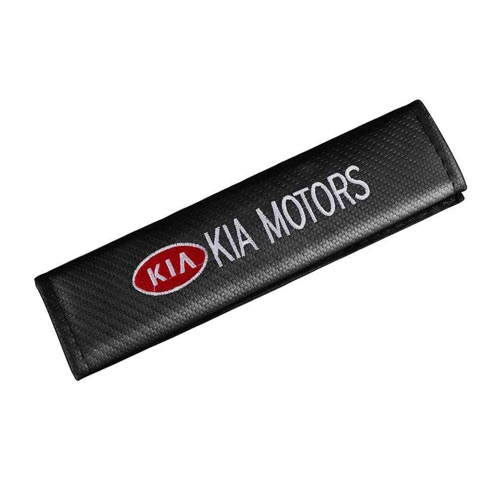 1/2Pcs Car Leather Seat Shoulder Belt Pad Accessorie For KIA Sportage GT RIO Ceed Picanto Pegas Sorento Niro Soul Cerato Borrego BK7