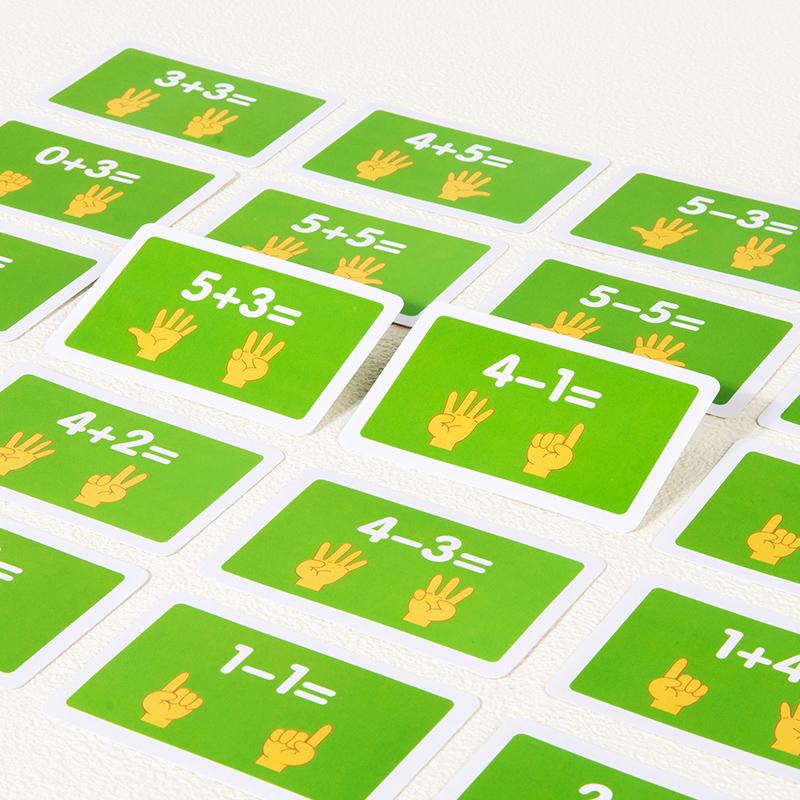 Children's Math Teaching Aids for Learning Addition and Subtraction, Clock, Finger Math, Cognitive and Educational Toys