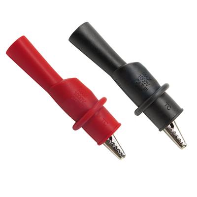 Ergonomic Grip Tools Nickel-Plated Clips Opening 10mm Crocodile Clips Ergonomic Grip Non-Slip Handles PVC Insulation