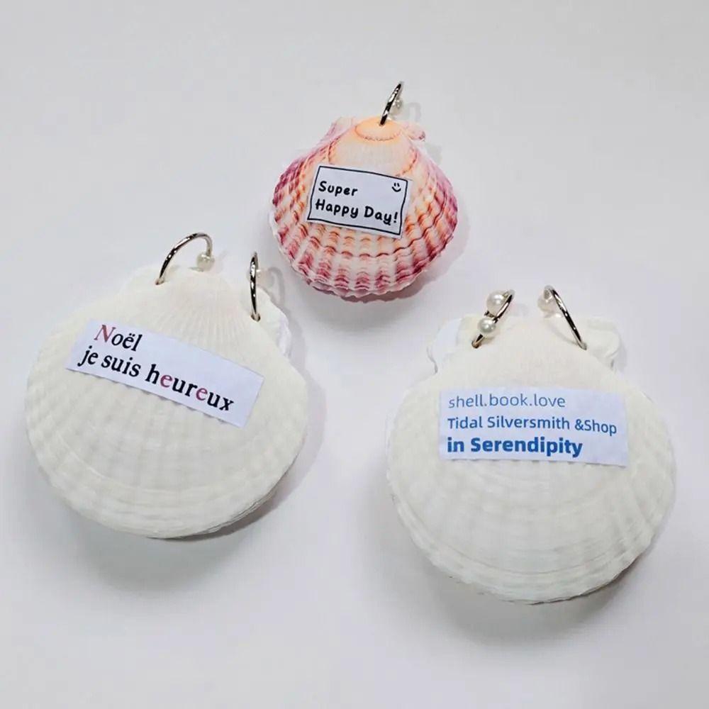 Naturalna Muszla Muszla Notatnik Wielofunkcyjny Notatnik z Wkładami Dziennik Książka Memo Pisanie