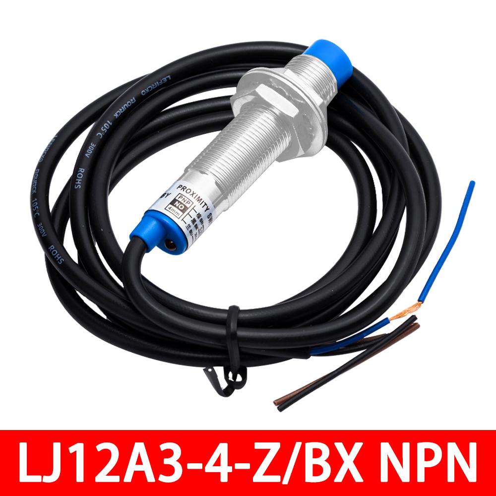 1pcs LJ12A3-4-Z/BX & LJ12A3-4-Z/BY Inductive Proximity Sensor: NPN Output, DC 6-36V – Compatible for Arduino