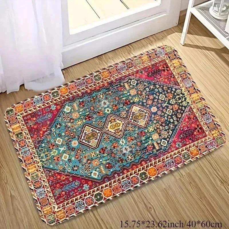 1PC Wolf Pattern  Kitchen Rugs Non-Slip Home Door Mats Pop Design Bathroom Rugs Bath Mat Carpet for Home Sink Laundry Decor