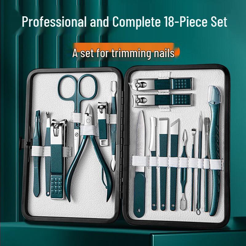 Premium 18-in-1 Manicure & Pedicure Grooming Kit