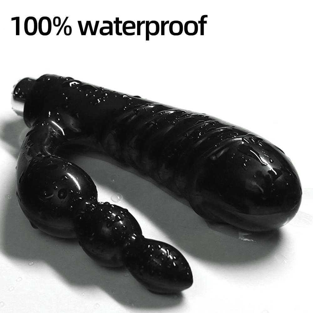Dvouhlavý dildo vibrátor ve tvaru U vibrační anální stimulátor klitorisu masáž prostaty párový vibrátor sexuální hračky pro ženy muže