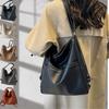 Welltude Damen-Tragetasche, Umhängetasche, Crossbody-Tasche, Großes Fassungsvermögen, A4-Format, Perfekt für den Arbeitsweg und Reisen, PU-Leder, Mit Reißverschluss (beige)