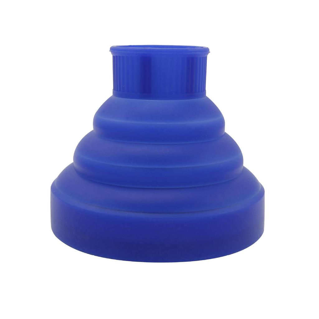 מכסה רוח מתקפל מסיליקון למייבש שיער לעיצוב מתולתל, ממשק גדול, עיצוב טלסקופי