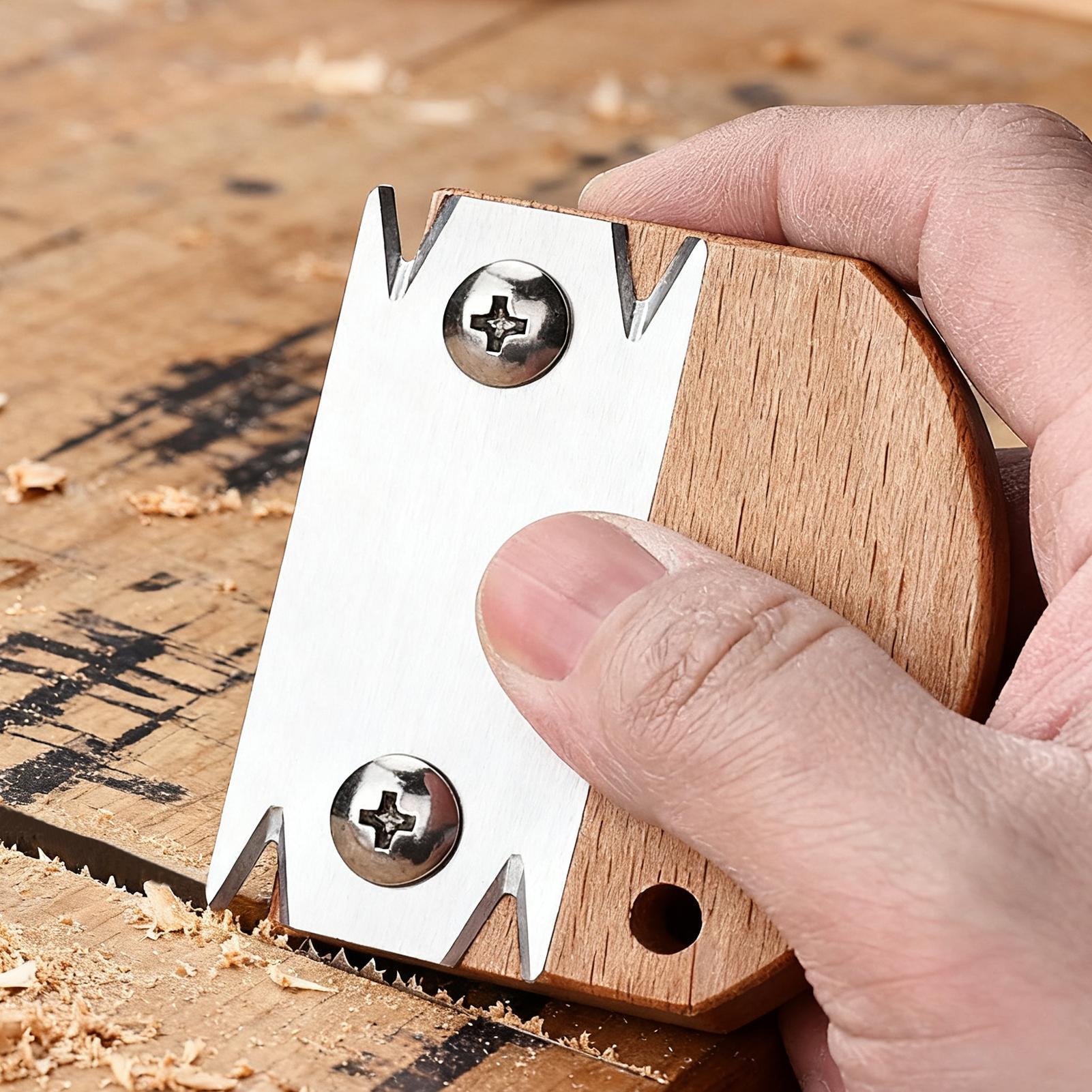 

Edge Banding Trimmer Ergonomic Wooden Handle Bander Stainless Steel Edge Banding Trimmer for Veneer PVC Laminate Plywood CHINA