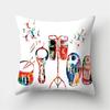 Musical Instrument Pattern Cushion Pillowcase  Cover Pillow Sofa Decorative