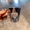 Diamond-encrusted Love Water Cup Portable Simple Household Office 304 Stainless Steel Mug Travel Milk Tea Cup Creative Water Mug
