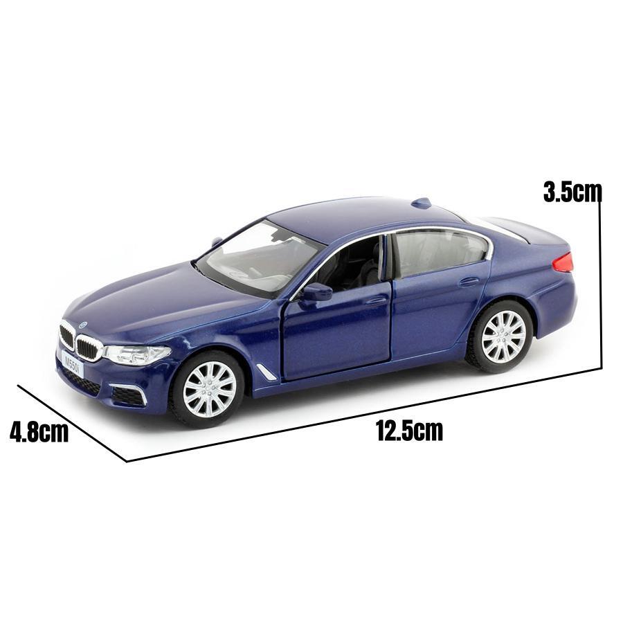 1/36 BMW M550i 5 Series Toy Car Model For Children RMZ City Diecast Alloy Metal Miniature Pull Back Collection Gift For Boys Kid