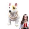 Dog Figurines Home Decor Car Dashboard Resin Dog Statue Cute Car Interior Decor Dog Dash Statues For Car Dashboard Bedroom Table