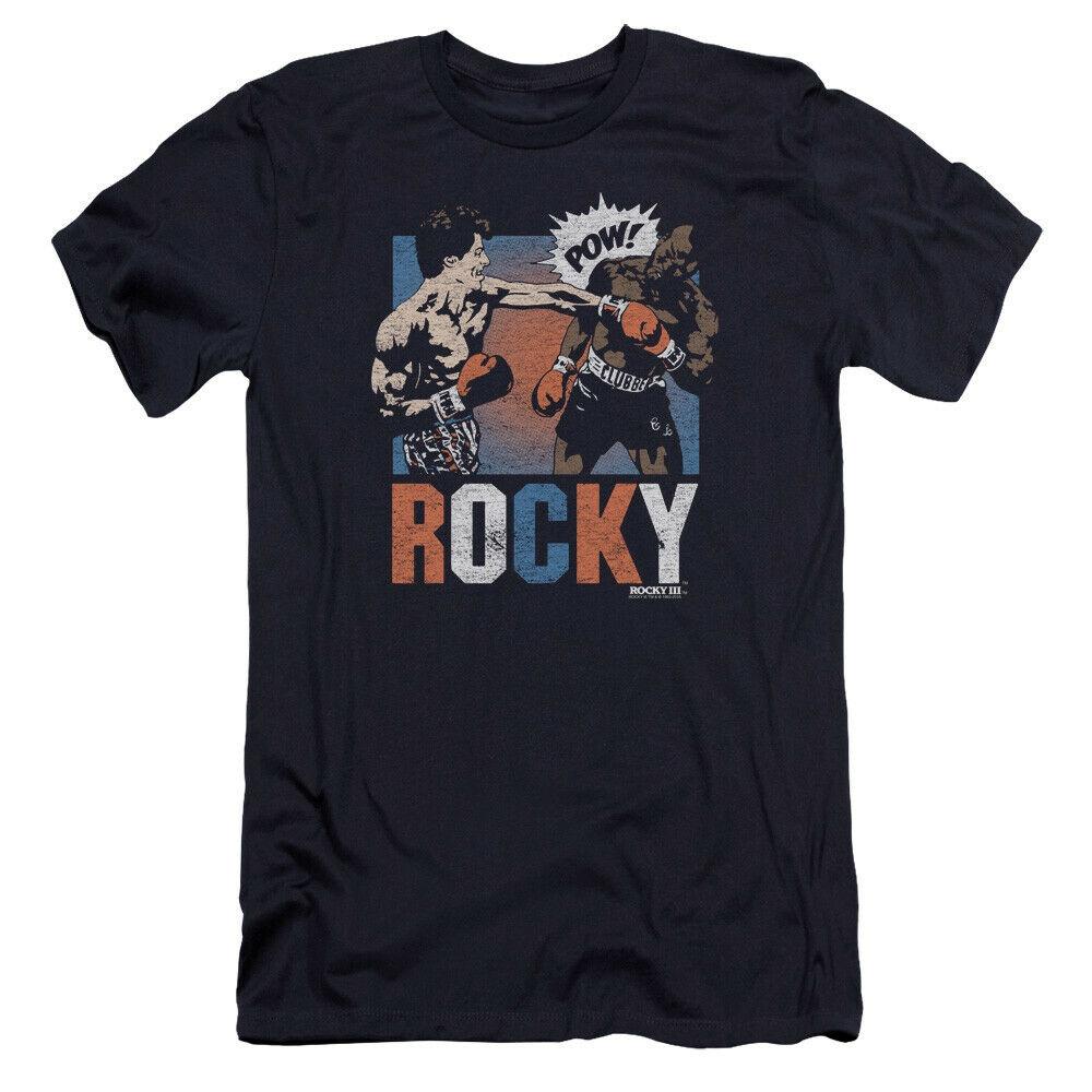 

Rocky Canvas Pow Navy Unisex T-Shirt