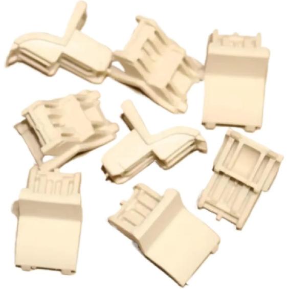 

Fit For A4 B8 A6 C7 Q3 Q5 Car Roof Handle Fixing Iron Clip Car Roof Handle Armrest Cover(8pcs beige)