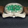USED VINTAGE ORIENT AUTOMATIC 46943 JAPAN MENS GREEN COLOR DIAL WATCH a702211-5 R123-a702211