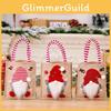 Whimsical Christmas Gnome Burlap Gift Bags In Festive Designs Ideal For Kids