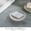 ideaco (ideaco) Stone-look Tray, Diameter 13.5cm X Height 1.5cm, AMENITY TRAY M, Stone Sand White