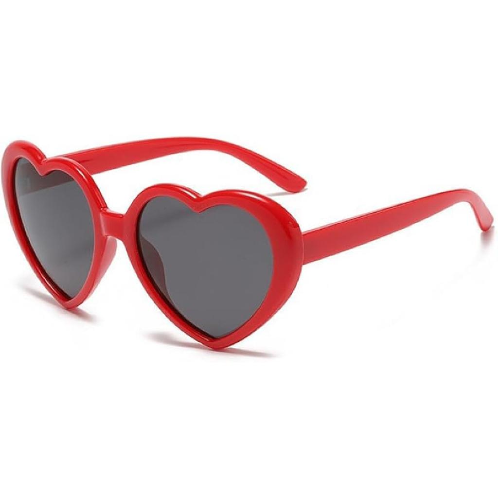 Kids Heart Sunglasses Cute Sunglasses for Girls Boys Age 3-10 Eyewear Outdoor Beach