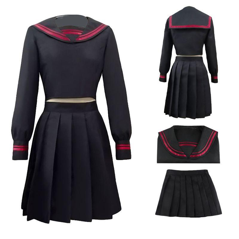 Tokyo Avengers Shiba Yuzuha Cosplay Costume Sailor Uniform For Girls Stylish Skirt Suit