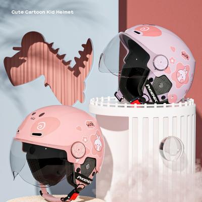 Children's Electric Car Helmet Motorcycle Helmet Cartoon Half Helmet Summer Helmet Four Seasons Helmet