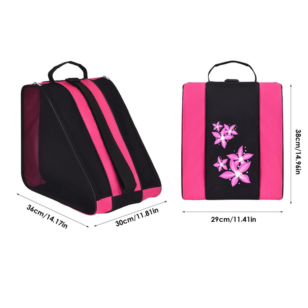Roller Skate Bags Ice Skating Bag Handbag Skating Shoes Bag for Figure Skates Winter,Portable Roller Skate Carrying Bag Carrier