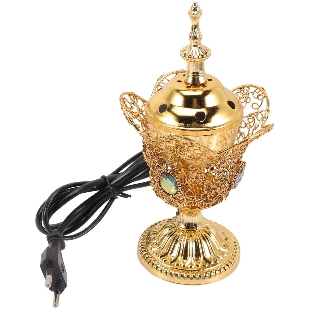Easy Use Church Sandalwood Furnace EU Plug Arabic Electric Incense Furnace  Middle East