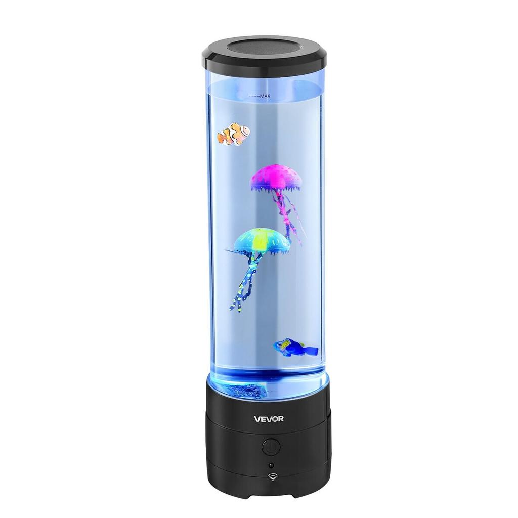 Senzorická bublinková lampa 16 barev ovládaná dálkovým ovladačem Lampa s rybičkami 382 mm
