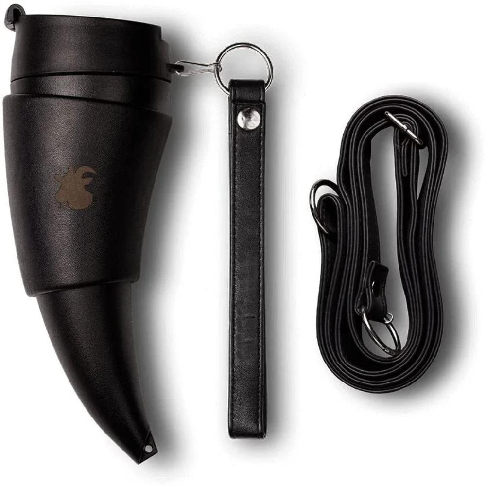 

Кружка 8 унций Рога козла для питья Викингский мед Черно-белая из нержавеющей стали Чашка, Искусственная кожа, Кофейная кружка с крышкой 230ml чёрный