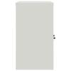 Filing Cabinet Light Grey 90 x 40 x 70 cm Steel