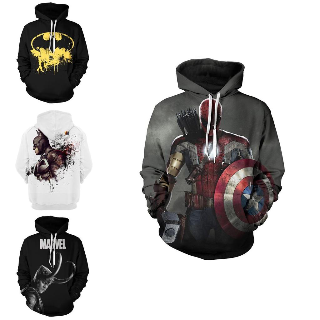 Premium Quality Superhero Batman 3d Print Hoodie Sweatshirt For Women And Men M-4xl
