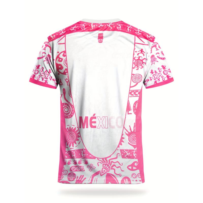 Maglia da Calcio da Uomo dal Messico e Top Sportivo Comodo Girocollo e Adatto per Partite Allenamento e Uso Casual