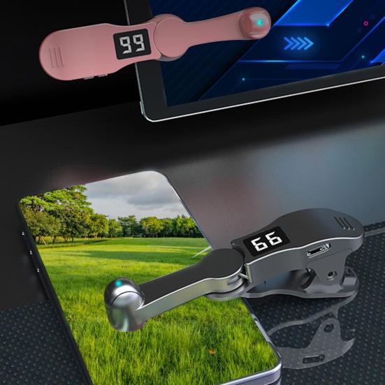 Digital Auto Screen Clicker USB Phone Tapper LED Display 180 Degrees Rotation Smart