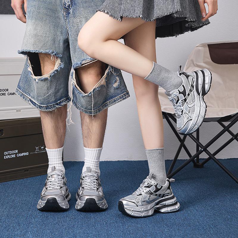 ZHR Women's Thick-Soled Height-Increasing Dad Shoes: 2025 Lightweight, Versatile Sports Sneakers