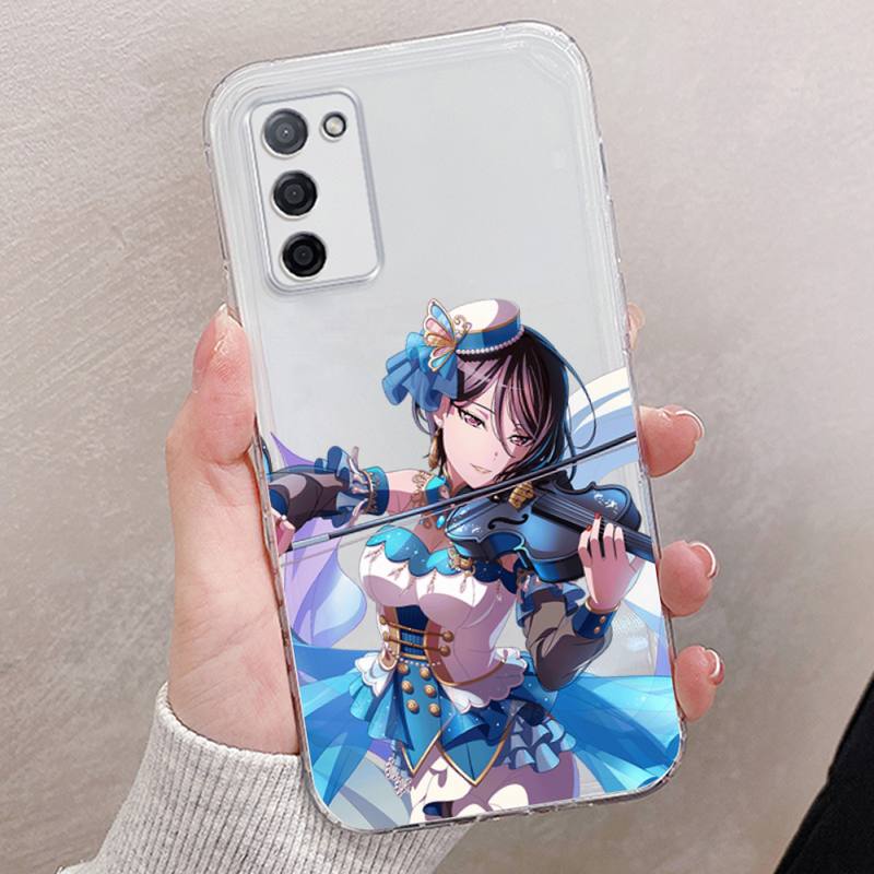 Yashio Rui BanG Dream Phone Case For Xiaomi Mi 11 Ultra Lite 10 Redmi Note 9 8 7 9a K30S K40 Pro Transparent Coque