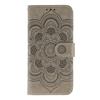 For Honor X6c 4G Case PU Leather Mandala Imprinted Design Wallet Phone Cover with Wrist Strap
