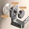 Wall-Mounted Suction Cup Towel Rack Waterproof Rotatable Retractable Towel Bar Reusable Strong Suction Hanging Towel Holder Home